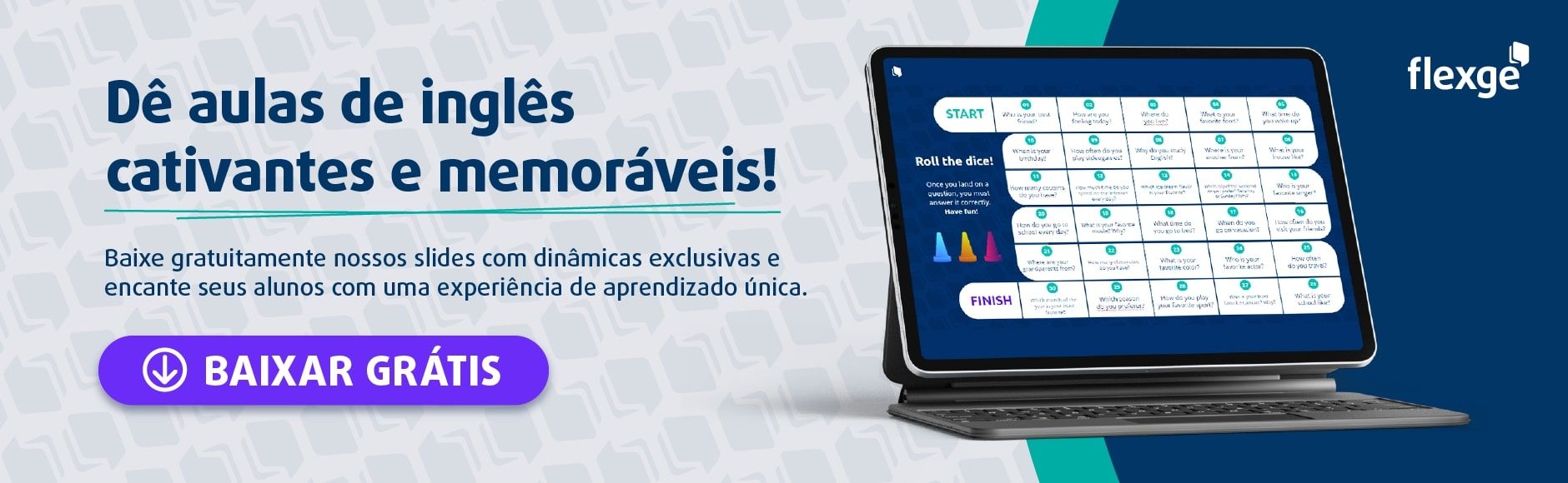 Baixe grátis 4 dinâmicas prontas para suas aulas de inglês!